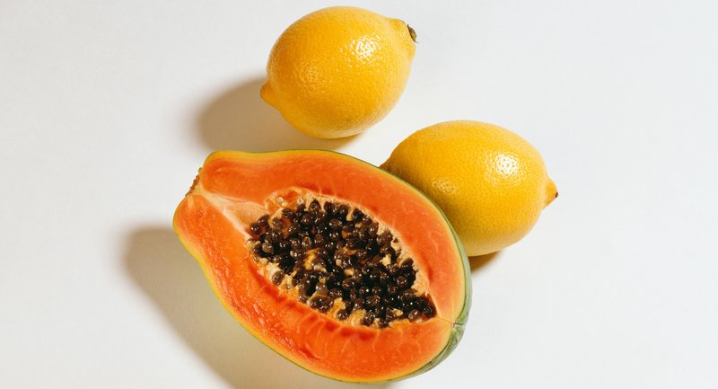 papaya and lemon