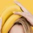 banana on women head for hair regrowth mask